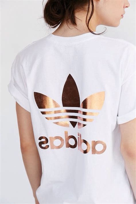 adidas shirt weiß rosegold|Weiss .